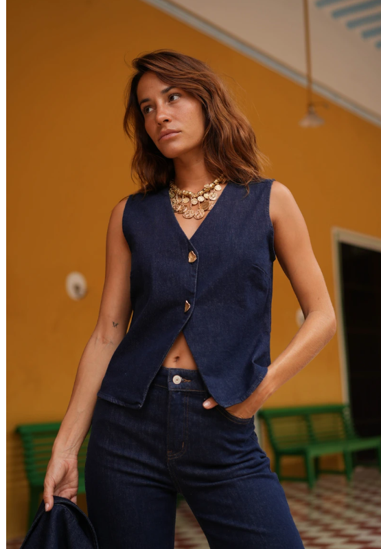 Midnight Denim Gilet