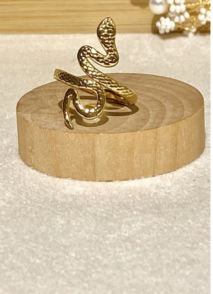 Golden Serpent Ring