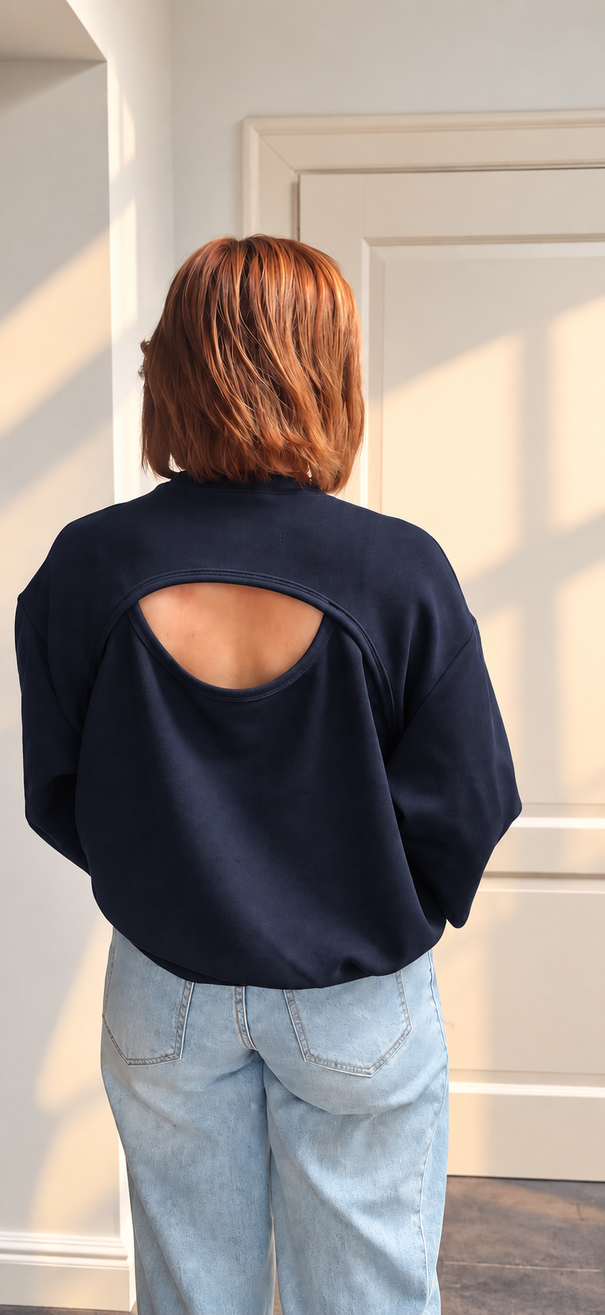 Elnora Open Back Sweater