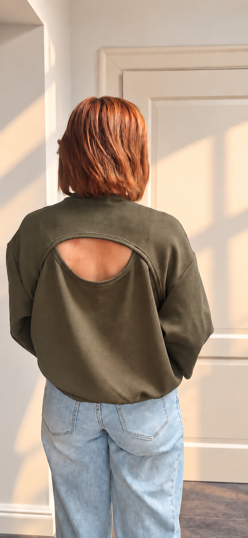 Elnora Open Back Sweater