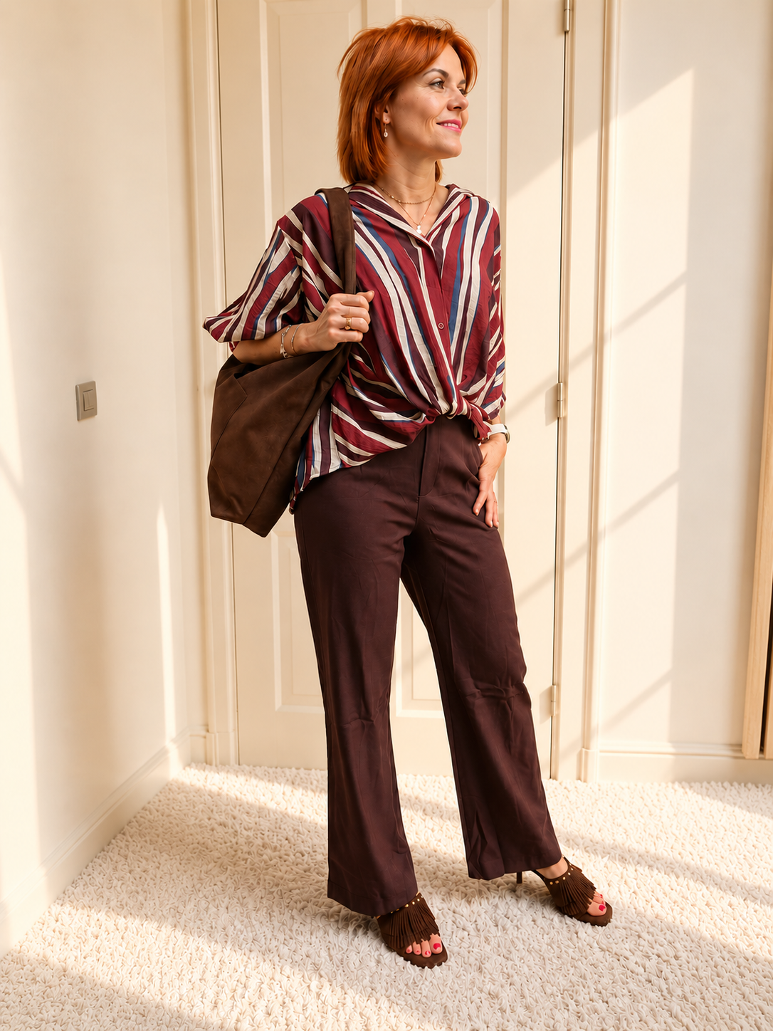 Autumn Stripe Blouse