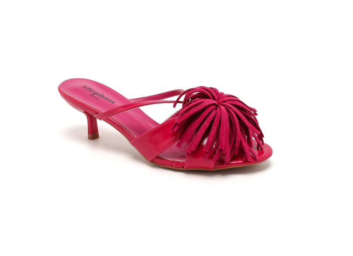 Pink Bloom Mules