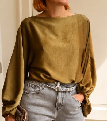 Olive Glow Blouse
