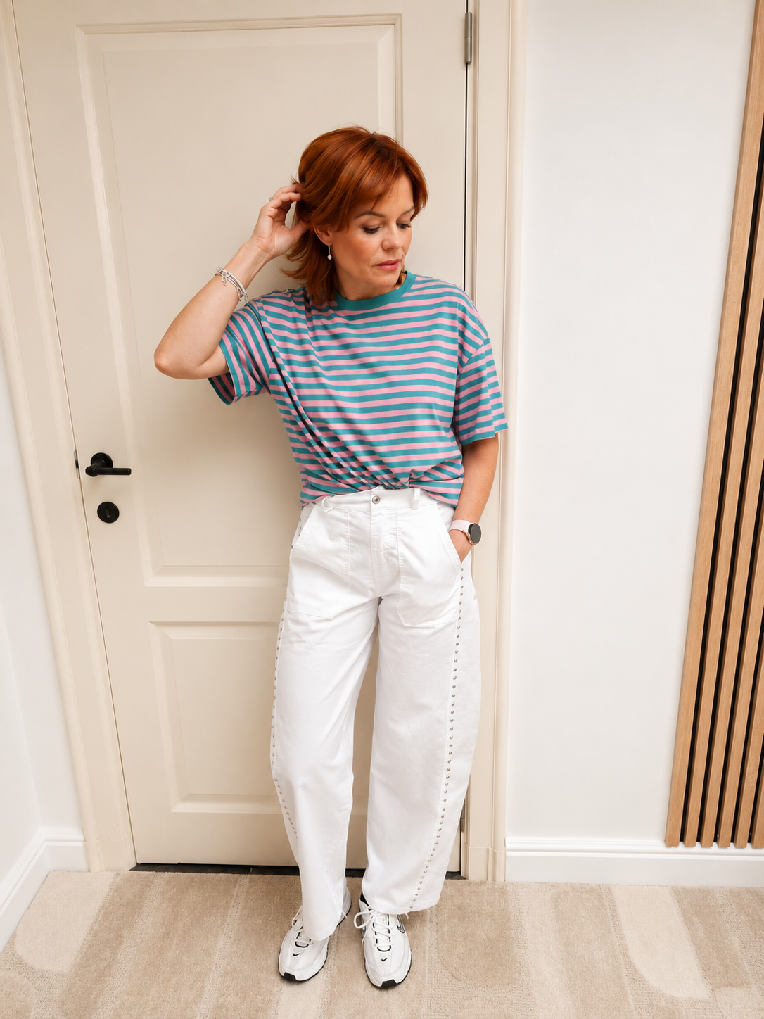 Barrel broek met studs