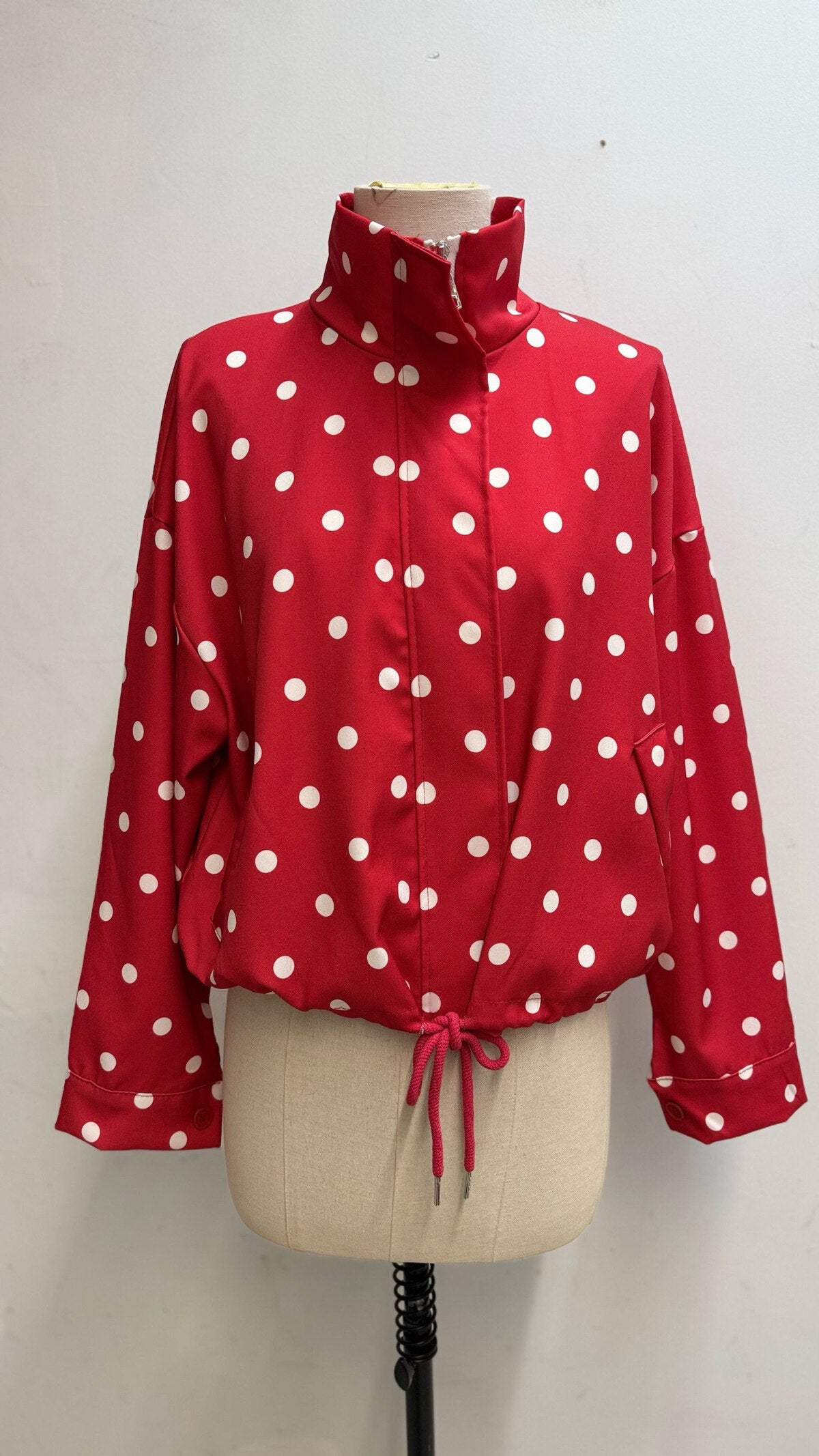 Set broek en vestje polka dot